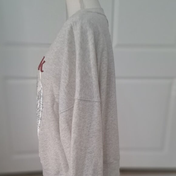 Vintage Abercrombie & Fitch Soft Collection SweatShirt  XL Gray/ Red Pullover - Picture 3 of 8